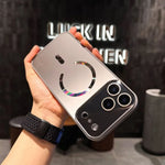 Glossy Magnetic Glass Case For iPhone 12 - 18 Pro / ProMax