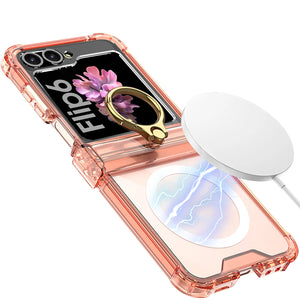 Transparent Ring Case For Galaxy Z Flip 6