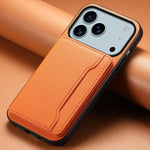 Leather Phone Case Magnetic Card Holder For iPhone 17 / 16 / 15 /14