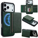 MagSafe Magnetic Flip Leather Phone Case for iPhone 17/ 16/ 15 THEROXYMOB