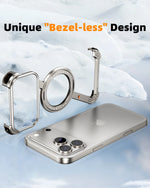 Metal Ultra-thin Phone Case Rotatable Stand Magsafe Protective Shockproofr For iPhone 17/ 16 /15 /14