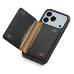 Leather Phone Case Magnetic Card Holder For iPhone 17 / 16 / 15 /14