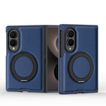 Business Leather Texture Rotating Bracket Case for Samsung Galaxy Z Fold 8 Ultra Z FOLD