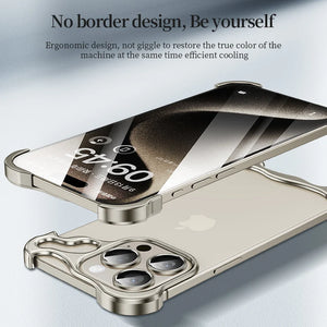 Titanium Aluminum alloy Phone Case For iPhone 14 15