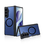 Galaxy Z Fold 8 Ultra Hinge Protection Cover Magnetic Kickstand Anti Drop Clear Funda