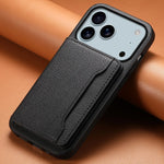 Leather Phone Case Magnetic Card Holder For iPhone 17 / 16 / 15 /14