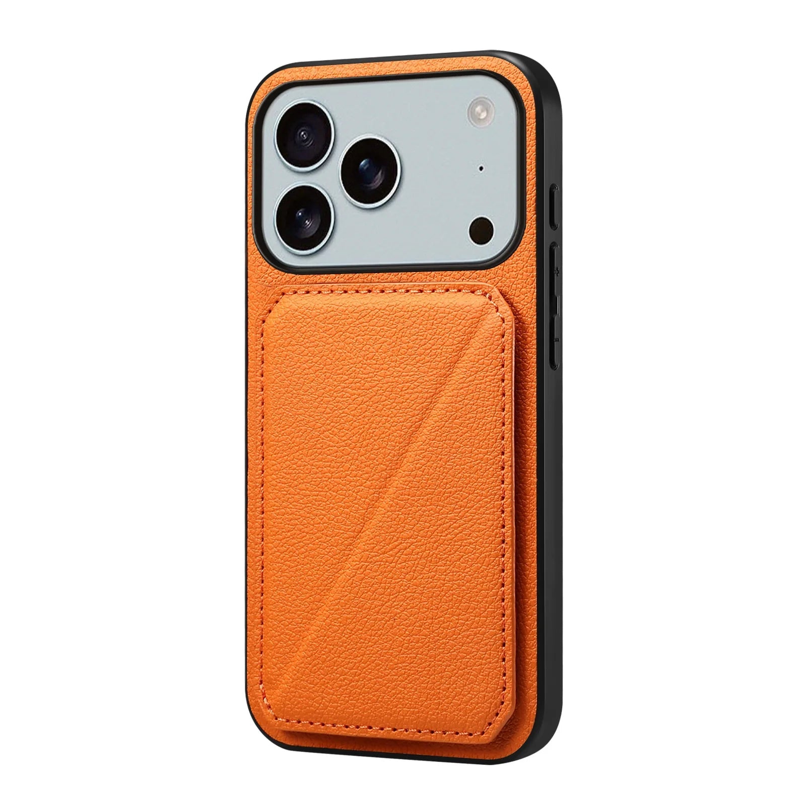 Leather Phone Case Invisible Bracket Card Holder For Cover For iPhone 17/ 16/ 15/ 14 THEROXYMOB
