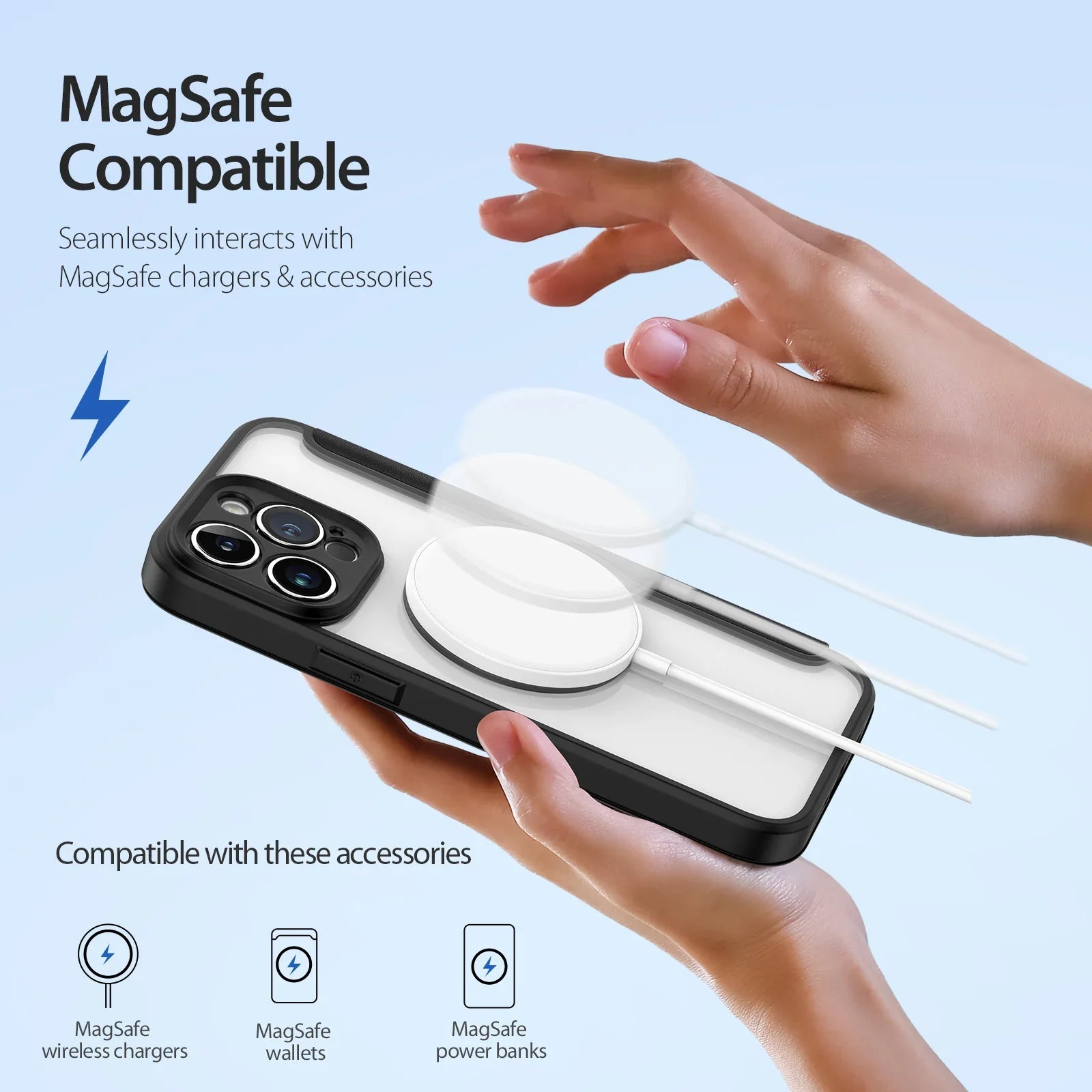 iPhone MagSafe Series | Magsafe Flip Leather Case