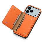 Leather Phone Case Magnetic Card Holder For iPhone 17 / 16 / 15 /14