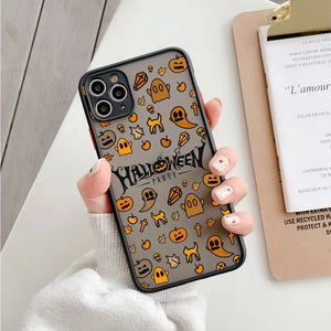 "Cartoon Halloween Phone Case for iPhone 16 15 14 13 Ghost Design