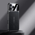 Luxurious Leather Electroplated Case For iPhone 14 To 17