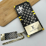 Samsung Galaxy S24 Series Luxury Branded Trunk Case With Chain Roxy New
