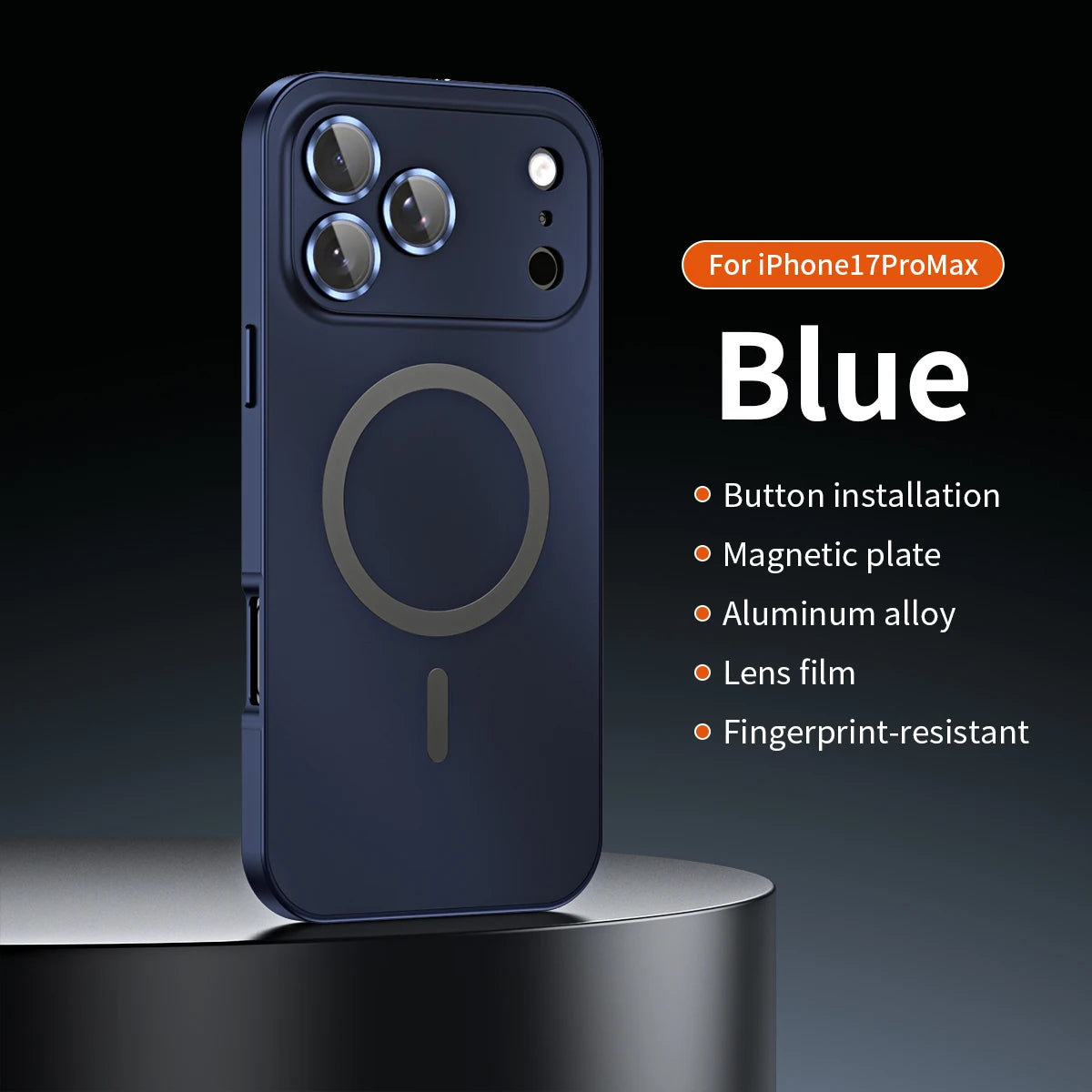 Luxurious Aluminium Magnetic Phone Case Lens Glass Protective For iPhone 17/ 16/ 15/ 14