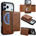 MagSafe Magnetic Flip Leather Phone Case for iPhone 17/ 16/ 15 THEROXYMOB