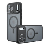 Luxury For Magsafe Matte Translucent Magnetic Phone Case Lens Protection Back Cover For iPhone  17 /16 /15 THEROXYMOB