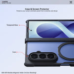 Galaxy Z Fold 8 Ultra Hinge Protection Cover Magnetic Kickstand Anti Drop Clear Funda