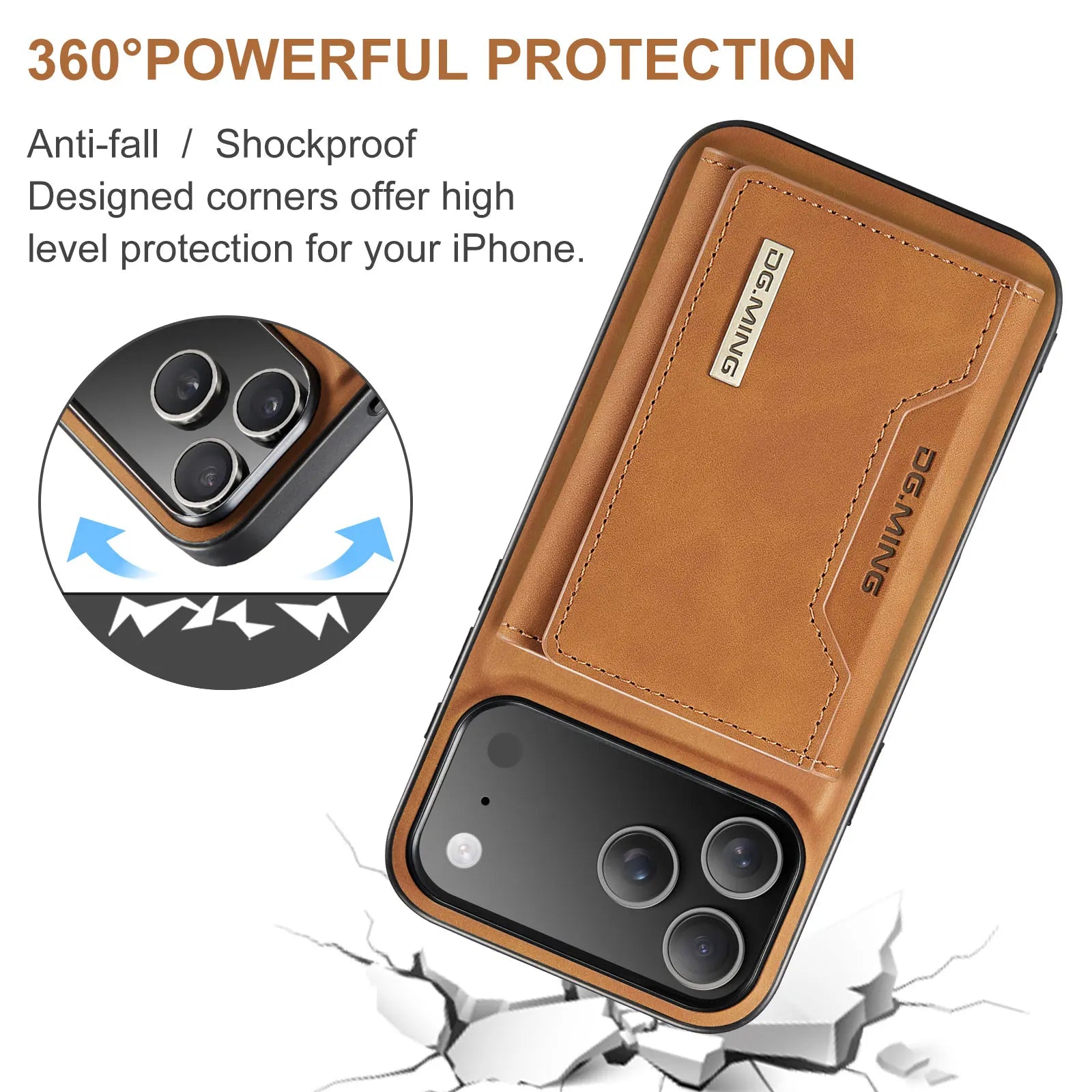 Detachable Magnetic Leather Phone Case Wallet Cover Cards Holder Pocket
For iPhone 17 / 16 / 15 /14