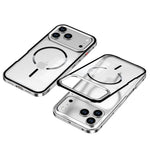 MagSafe Metal Bumper Frosted Acrylic Case For iPhone 12 - 18 Pro & ProMax