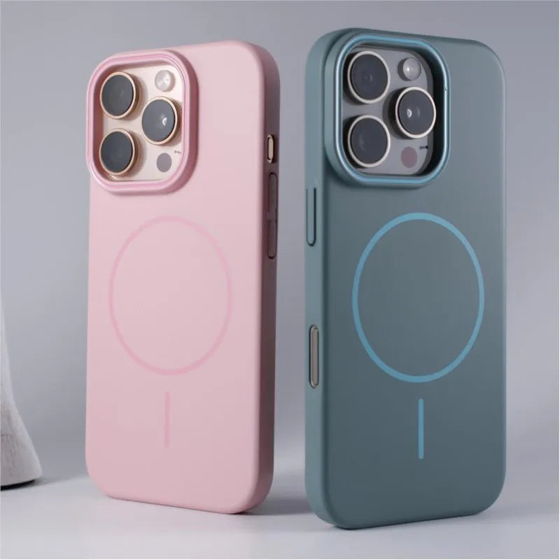 Luxury Original Hard Magsafe Case for iPhone 17 16 15 14