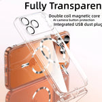 Thin Plating Clear For Magsafe Phone Case For iPhone 17 / 16 / 15 / 14