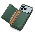 Leather Phone Case Magnetic Card Holder For iPhone 17 / 16 / 15 /14