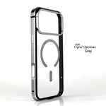 High-End Metal Frame Phone Case Magnetic Charging HD For iPhone 17 / 16 / 15 / 14