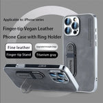 Luxury Leather Holder Anti-fall Case for IPhone 16 15 14