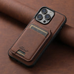 WALLET PHONE CASE CARD HOLDER LEATHER MAGNETIC FOR IPHONE 13 TO 15