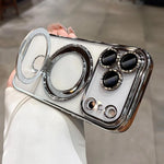 New In Phone Case- Four Corners Air Cushion Anti-fall Case with Invisible Ring Stand for iPhone 17/ 16 /15 /14