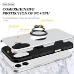 Shockproof Armor Cover Magsafe Magnetic Ring Stand Holder Phone Case For iPhone 17 /16 /15 /14 THEROXYMOB