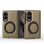 Business Leather Texture Rotating Bracket Case for Samsung Galaxy Z Fold 8 Ultra Z FOLD