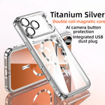 Thin Plating Clear For Magsafe Phone Case For iPhone 17 / 16 / 15 / 14