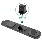 3 in 1 Travel Wireless Charger Foldable for iPhone / Apple Watch / AirPods - theroxymob
