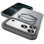 Metal Ring Stand  Magnetic Case Wireless Charger Cover Funds For Magsafe IPhone 17/ 16 /15 14 THEROXYMOB