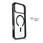 High-End Metal Frame Phone Case Magnetic Charging HD For iPhone 17 / 16 / 15 / 14