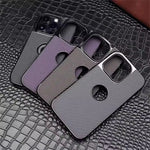 Premium Plated Carbon Fiber Case For iPhone 16 15 14