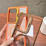 Folding Lens Stand Magsafe Case For Samsung S25