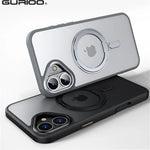 ROTATING METAL MAGNETIC STAND CASE FOR IPHONE 16 15 14