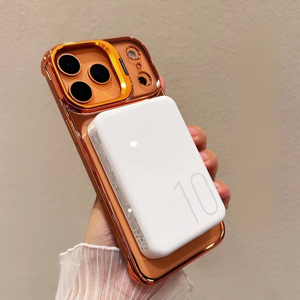 Luxury Plating Broderless Ultra Thin Magsafe Case for iPhone 17 /16 /15 /14