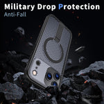 MagSafe Magnetic Case  Anti-drop  Heat Dissipation Protective Cover With Stand for iPhone 17/ 16 /15 /14 THEROXYMOB