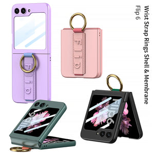 Hand Strap Ring Case For Galaxy Z Flip 6