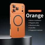 Luxurious Aluminium Magnetic Phone Case Lens Glass Protective For iPhone 17/ 16/ 15/ 14