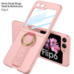 Hand Strap Ring Case For Galaxy Z Flip 6