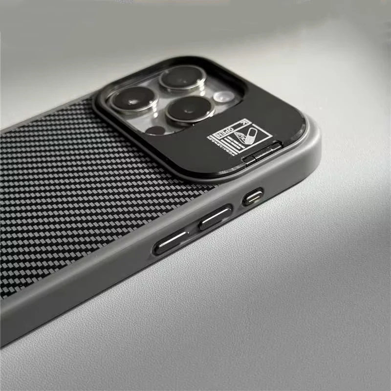 Frosted Carbon Fiber Magsafe Case for iPhone 16 15 14