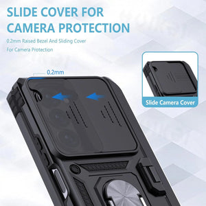 Extreme Z Fold 6, 5, 4 Shockproof Ring Stand Cam Slide Case