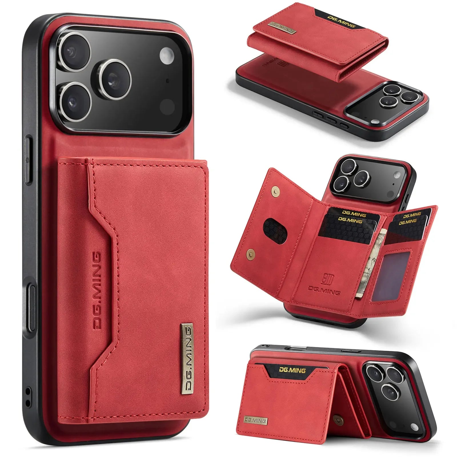 Detachable Magnetic Leather Phone Case Wallet Cover Cards Holder Pocket
For iPhone 17 / 16 / 15 /14