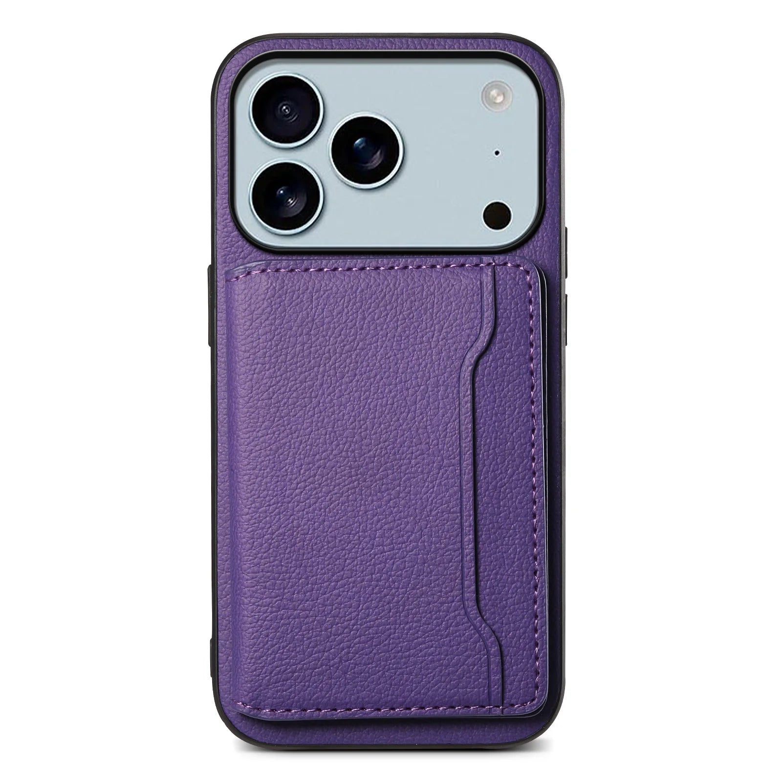 Leather Phone Case Magnetic Card Holder For iPhone 17 / 16 / 15 /14