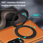 Business Leather Texture Rotating Bracket Case for Samsung Galaxy Z Fold 8 Ultra Z FOLD