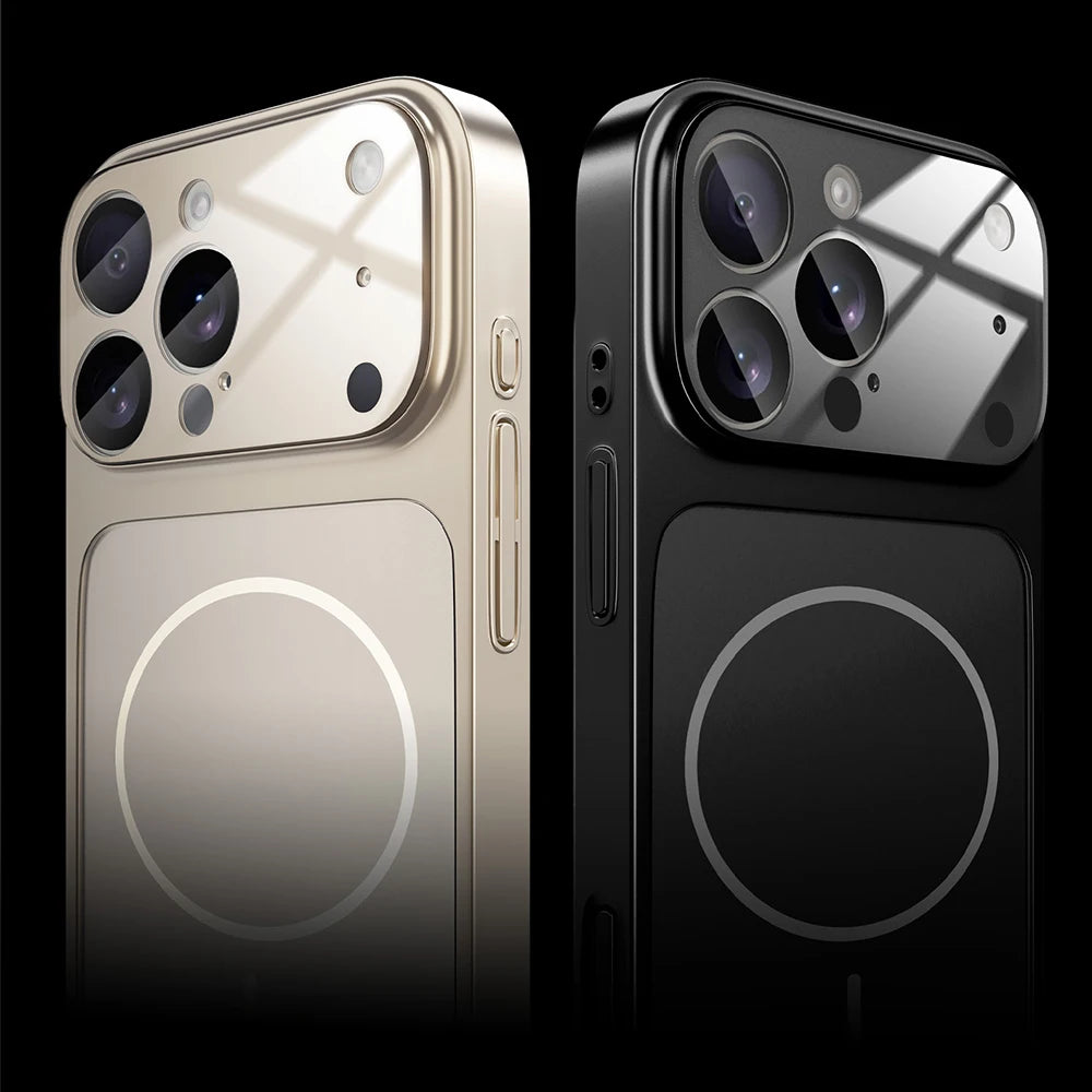 Original Matte Glass Magsafe Magnetic Case For iPhone 17 16 15 14