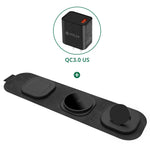 3 in 1 Travel Wireless Charger Foldable for iPhone / Apple Watch / AirPods - theroxymob